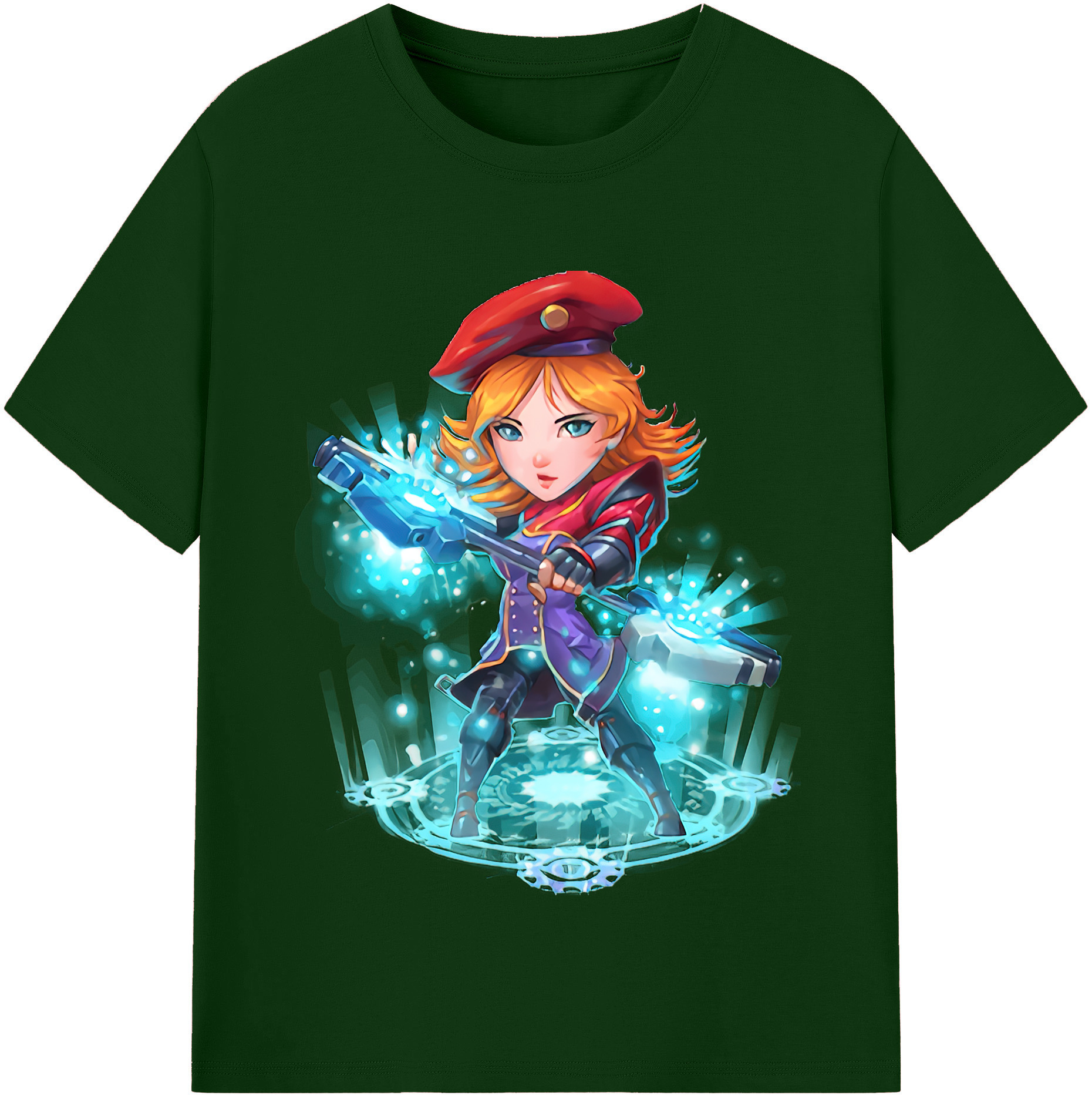 リーグ・オブ・レジェンド League of Legends LOL 綿100％半袖Tシャツ（フロントプリント）